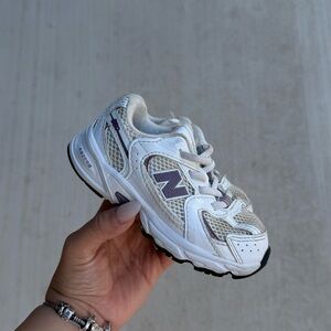 New Balance 530 Trainers Kids Size 8C Purple GUC